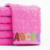 ABC Jacquard Luxury Egyptian Cotton Baby Towel Collection